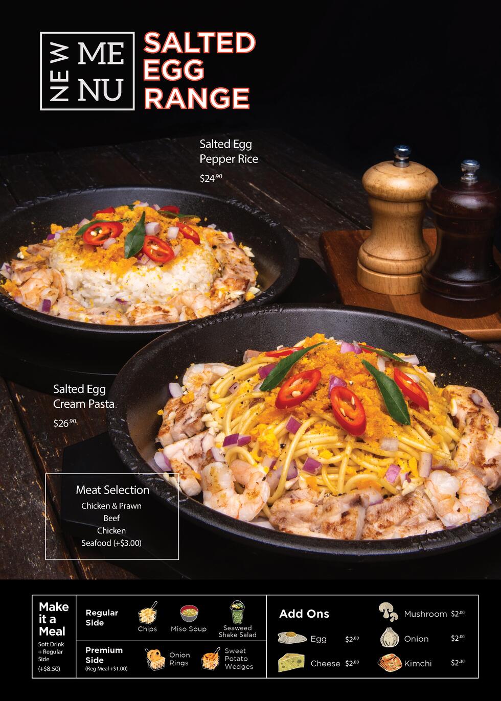 Pepper outlet lunch menu